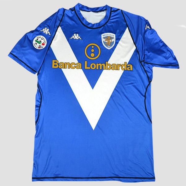 Camiseta Brescia Calcio Primera equipo Retro 2003 2004 Azul